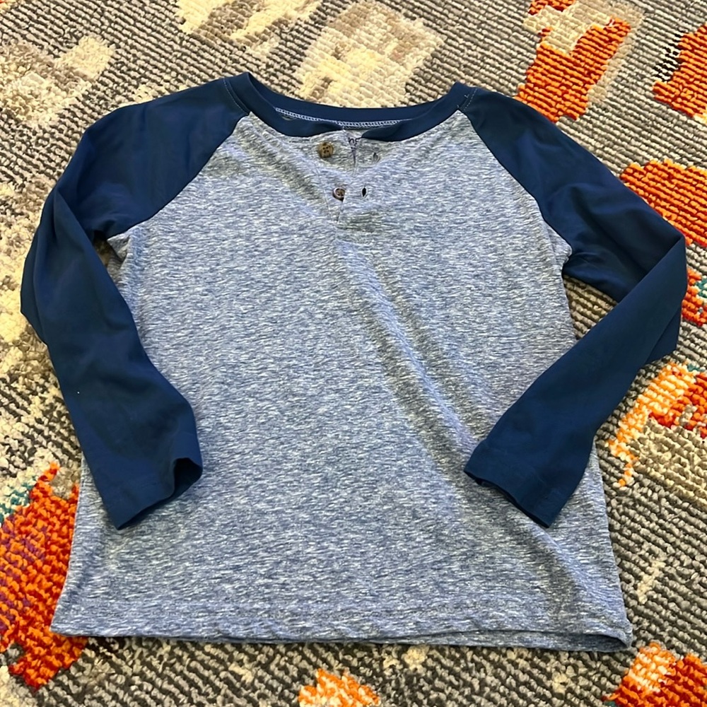 Jumping beans 4t blue boy shirt long sleeve